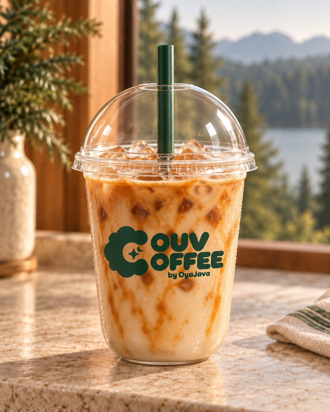 Caramel Biko iced drink